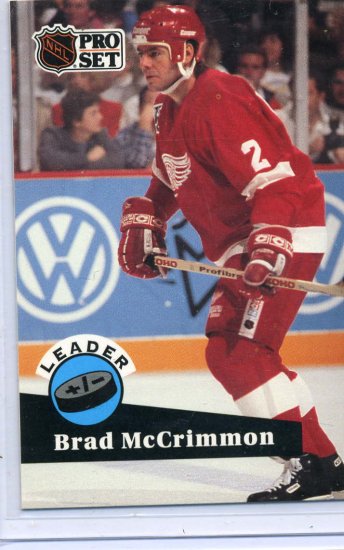 Brad McCrimmon Leader 91/92 Pro Set #609 NHL Hockey Card