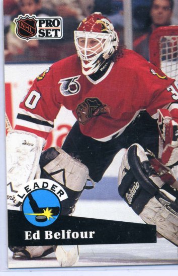 Ed Belfour Leader 91/92 Pro Set #600 NHL Hockey Card