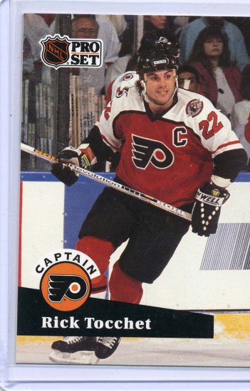 Rick Tocchet 91/92 Pro Set #580 NHL Hockey Card Near Mint/Mint Condition