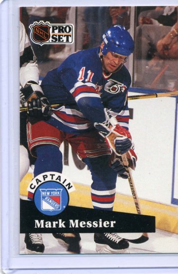 Mark Messier 91/92 Pro Set #579 NHL Hockey Card Near Mint/Mint Condition