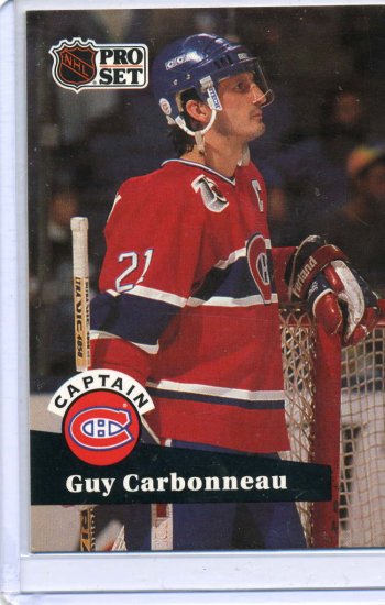 Guy Carbonneau 91/92 Pro Set #576 NHL Hockey Card Near Mint/Mint Condition