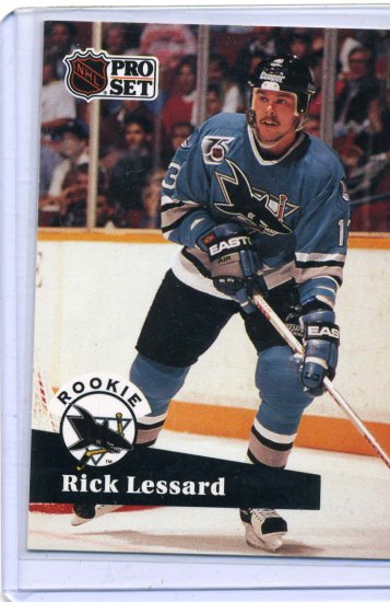 Rookie Rick Lessard 1991/92 Pro Set #560 NHL Hockey Card Near Mint/Mint