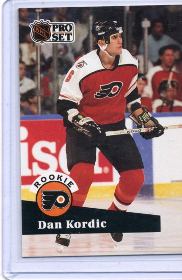 Rookie Dan Kordic 1991/92 Pro Set #553 NHL Hockey Card Near Mint Condition