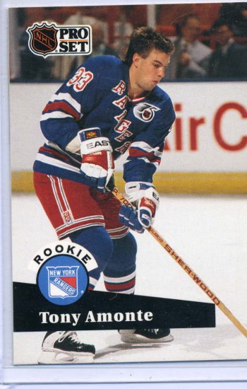 Rookie Tony Amonte 1991/92 Pro Set #550 NHL Hockey Card Near Mint Condition