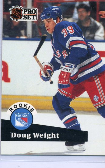 Rookie Doug Weight 1991/92 Pro Set #549 NHL Hockey Card Near Mint Condition