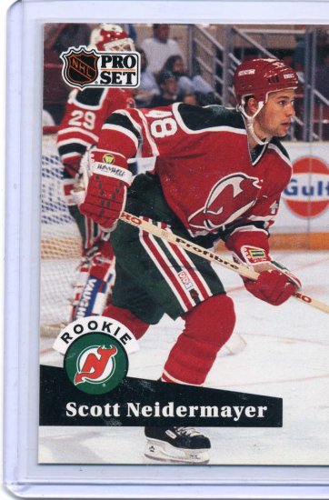 Scott Niedermayer Rookie Year 1991/92 Pro Set #547 NHL Hockey Card Near Mint Condition
