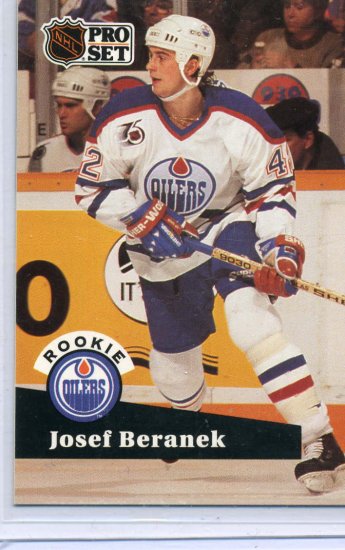 Rookie Josef Beranek 1991/92 Pro Set #534 NHL Hockey Card Near Mint Condition