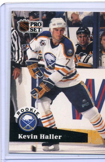 Rookie Kevin Haller 1991/92 Pro Set #525 Hockey Card Near Mint Condition