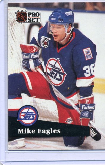 Mike Eagles 1991/92 Pro Set #518 NHL Hockey Card Near Mint Condition