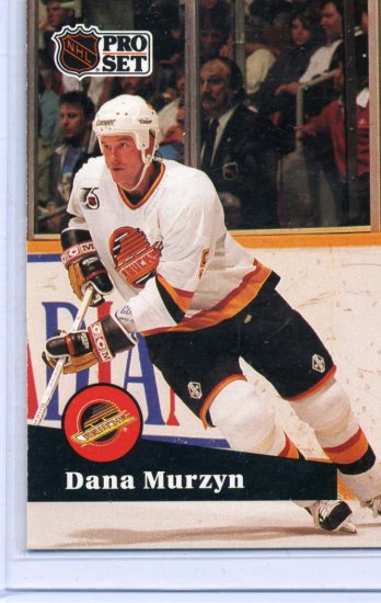 Dana Murzyn 91/92 Pro Set #498 NHL Hockey Card Near Mint Condition