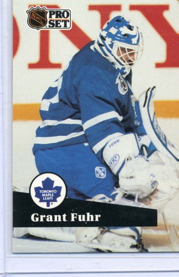 Grant Fuhr 91/92 Pro Set #494 NHL Hockey Card Near Mint Condition