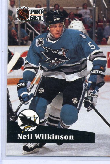 Neil Wilkinson 1991/92 Pro Set #483 Hockey Card Near Mint Condition