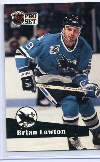 Brian Lawton 1991/92 Pro Set #482 Hockey Card Near Mint Condition