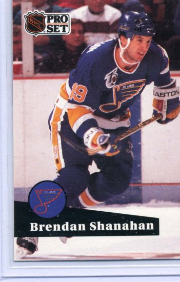 Brendan Shanahan 1991/92 Pro Set #475 Hockey Card Near Mint Condition