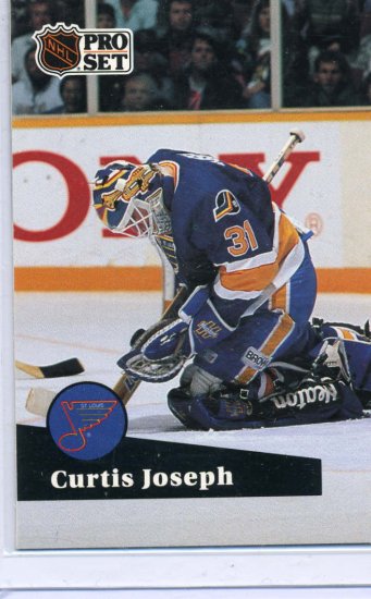 Curtis Joseph 1991/92 Pro Set #473 Hockey Card Near Mint Condition