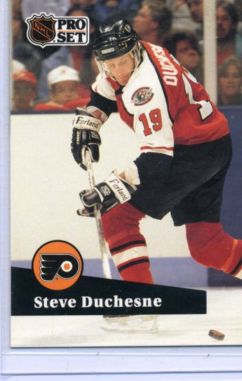 Steve Duchesne 91/92 Pro Set #448 NHL Hockey Card Near Mint Condition