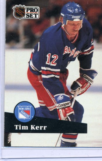 Tim Kerr 91/92 Pro Set #446 NHL Hockey Card Near Mint Condition