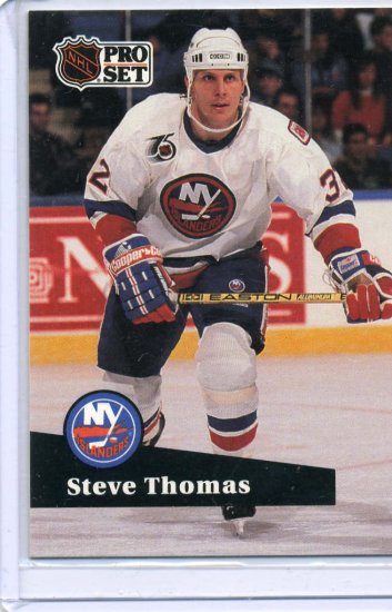 Steve Thomas 1991/92 Pro Set #438 NHL Hockey Card Near Mint Condition