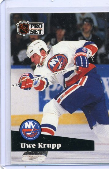Uwe Krupp 91/92 Pro Set #436 NHL Hockey Card Near Mint Condition