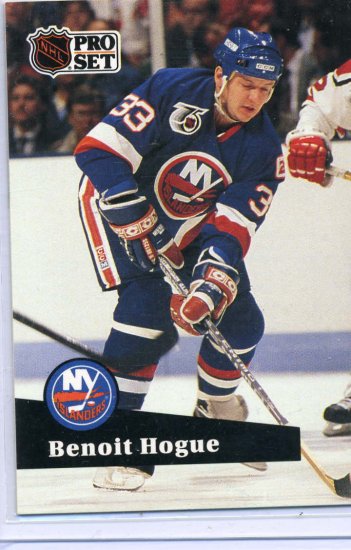 Benoit Hogue 91/92 Pro Set #435 NHL Hockey Card Near Mint Condition