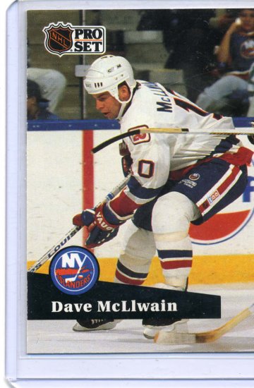 Dave McLlwain 1991/92 Pro Set #434 NHL Hockey Card Near Mint Condition