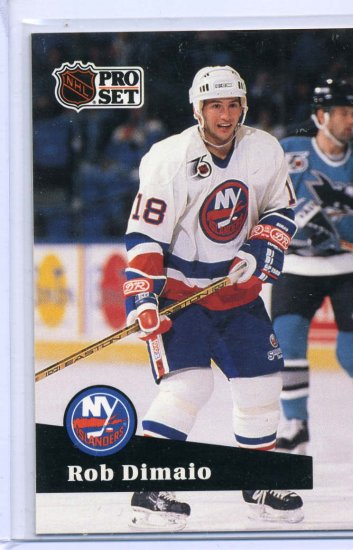 Rob DiMaio 1991/92 Pro Set #430 NHL Hockey Card Near Mint Condition
