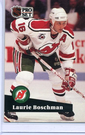 Laurie Boschman 1991/92 Pro Set #426 NHL Hockey Card Near Mint Condition