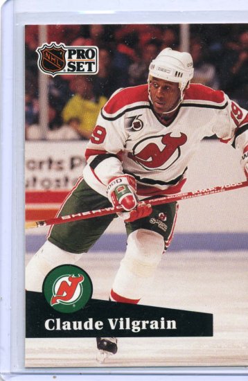Claude Vilgrain 91/92 Pro Set #425 NHL Hockey Card Near Mint Condition