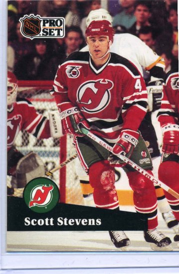 Scott Stevens 1991/92 Pro Set #423 NHL Hockey Card Near Mint Condition