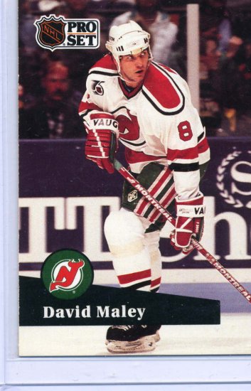 David Maley 91/92 Pro Set #421 NHL Hockey Card Near Mint Condition