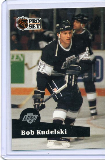 Bob Kudelski 91/92 Pro Set #99 NHL Hockey Card Near Mint Condition