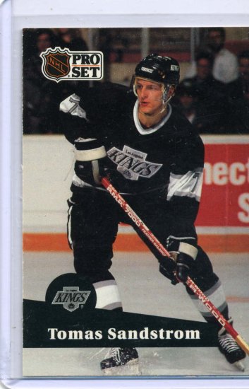 Tomas Sandstrom 91/92 Pro Set #97 NHL Hockey Card Near Mint Condition