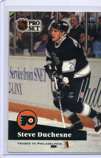 Steve Duchesne 91/92 Pro Set #96 NHL Hockey Card Near Mint Condition