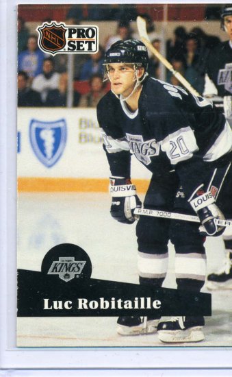 Luc Robitaille 91/92 Pro Set #95 NHL Hockey Card Near Mint Condition