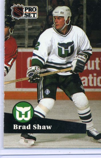 Brad Shaw 1991/92 Pro Set #87 NHL Hockey Card Near Mint Condition