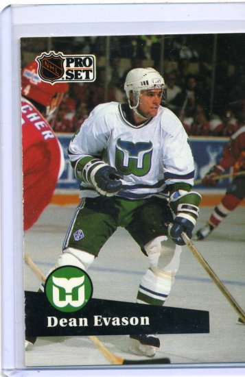 Dean Evason 1991/92 Pro Set #84 NHL Hockey Card Near Mint Condition