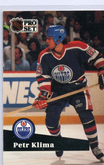 Petr Klima 1991/92 Pro Set #72 NHL Hockey Card Near Mint Condition