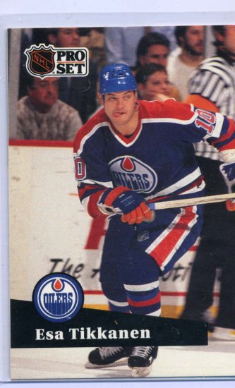 Esa Tikkanen 1991/92 Pro Set #71 NHL Hockey Card Near Mint Condition