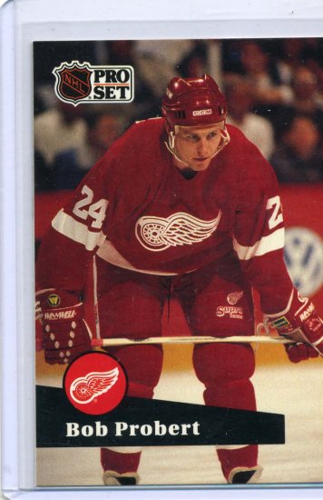 Bob Probert 1991/92 Pro Set #61 NHL Hockey Card Near Mint Condition
