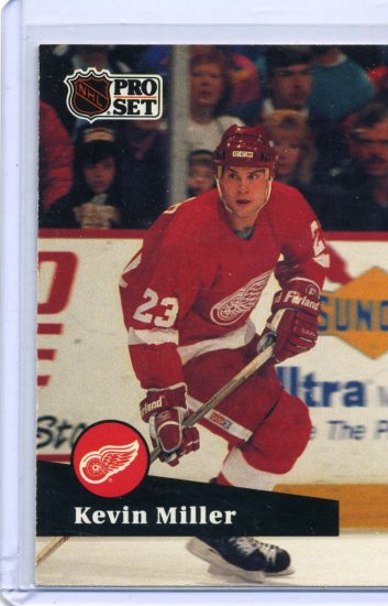 Kevin Miller 1991/92 Pro Set #60 NHL Hockey Card Near Mint Condition