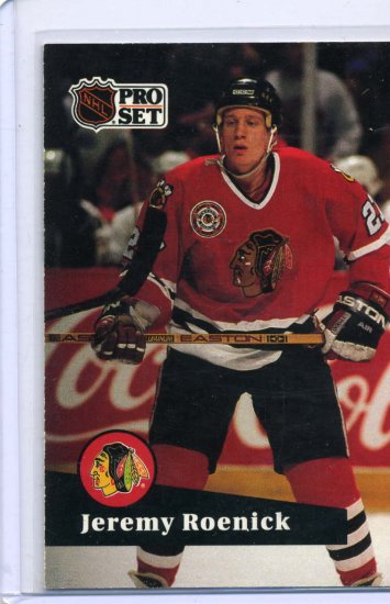 Jeremy Roenick 1991/92 Pro Set #40 NHL Hockey Card Near Mint Condition