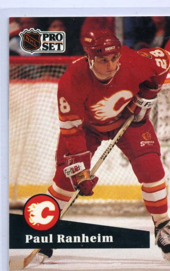 Paul Ranheim 1991/92 Pro Set #31 NHL Hockey Card Near Mint Condition