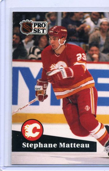 Stephane Matteau 1991/92 Pro Set #27 NHL Hockey Card Near Mint Condition