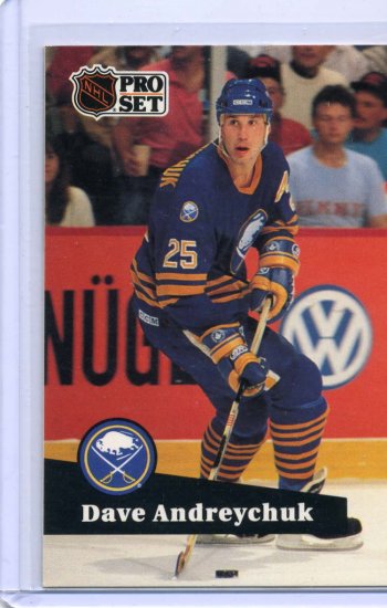 Dave Andreychuk 1991/92 Pro Set #23 NHL Hockey Card Near Mint Condition