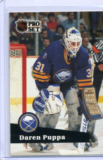 Darren Puppa 1991/92 Pro Set #21 NHL Hockey Card Near Mint Condition