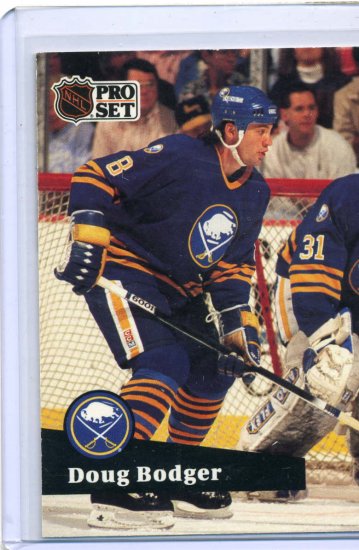 Doug Bodger 1991/92 Pro Set #19 NHL Hockey Card Near Mint Condition