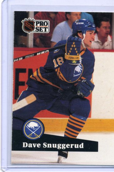 Dave Snuggerud 1991/92 Pro Set #18 NHL Hockey Card Near Mint Condition