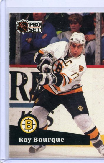 Ray Bourque 1991/92 Pro Set #9 NHL Hockey Card Near Mint Condition