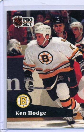 Ken Hodge 1991/92 Pro Set #3 NHL Hockey Card Near Mint Condition