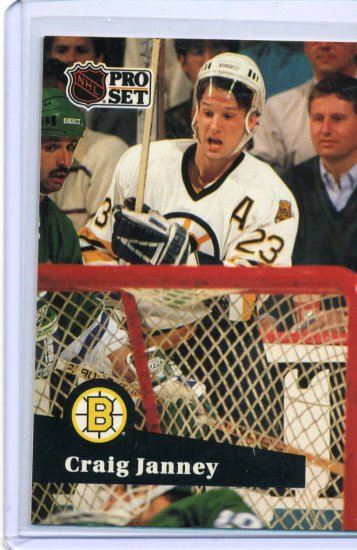 Craig Janney 1991/92 Pro Set #2 NHL Hockey Card Near Mint Condition
